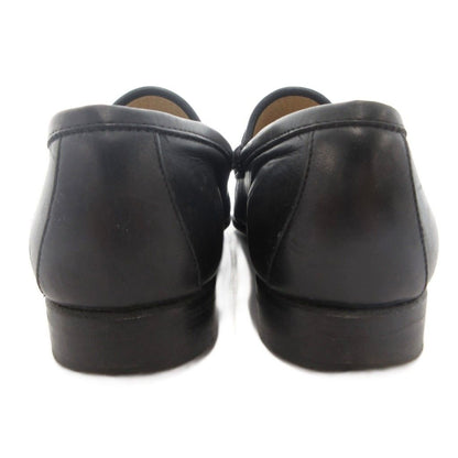 Gucci Horsebit Loafers Shoes Black Leather Gold — view 4