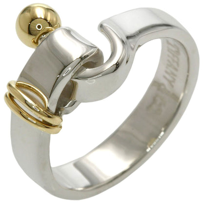Tiffany & Co Hook & Eye Ring Silver 18k Yellow Gold — view 2