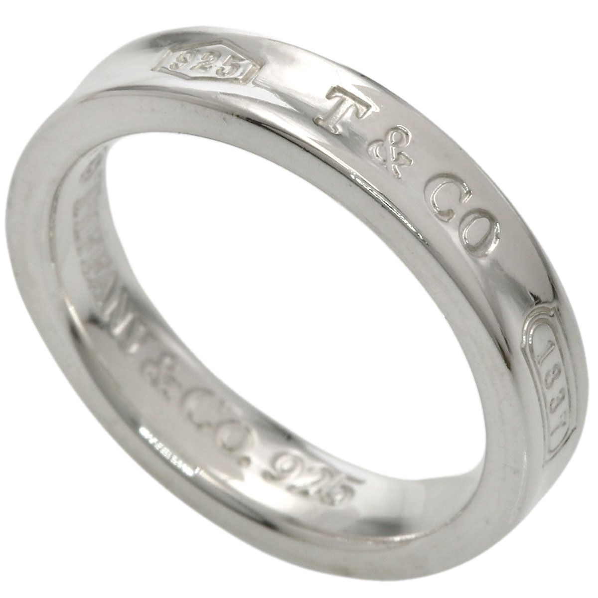 Tiffany & Co 1837 Narrow Ring Silver