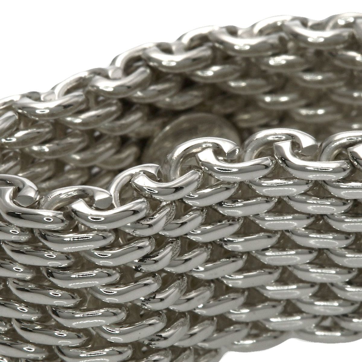 Tiffany & Co Somerset Mesh Ring Silver — view 6