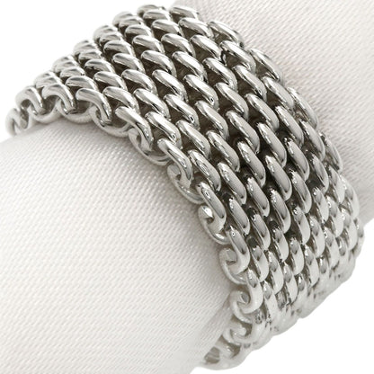 Tiffany & Co Somerset Mesh Ring Silver