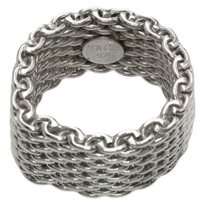 Tiffany & Co Somerset Mesh Ring Silver — view 4