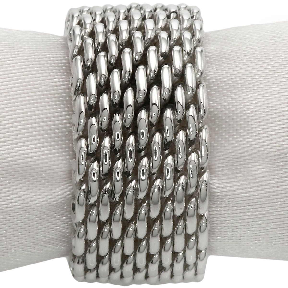 Tiffany & Co Somerset Mesh Ring Silver — view 3