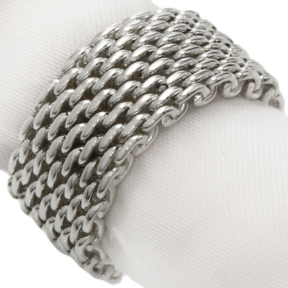 Tiffany & Co Somerset Mesh Ring Silver — view 2