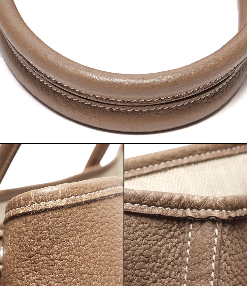 Hermes Tote Bag Silver Garden Party PM — view 6