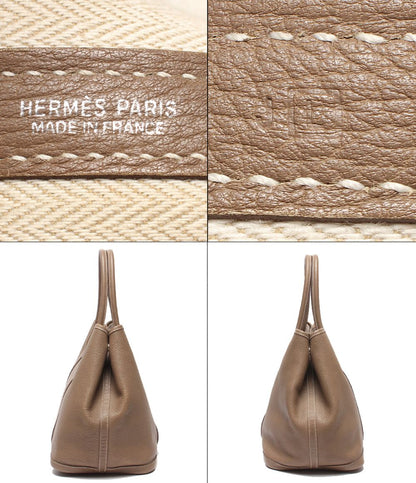 Hermes Tote Bag Silver Garden Party PM — view 4