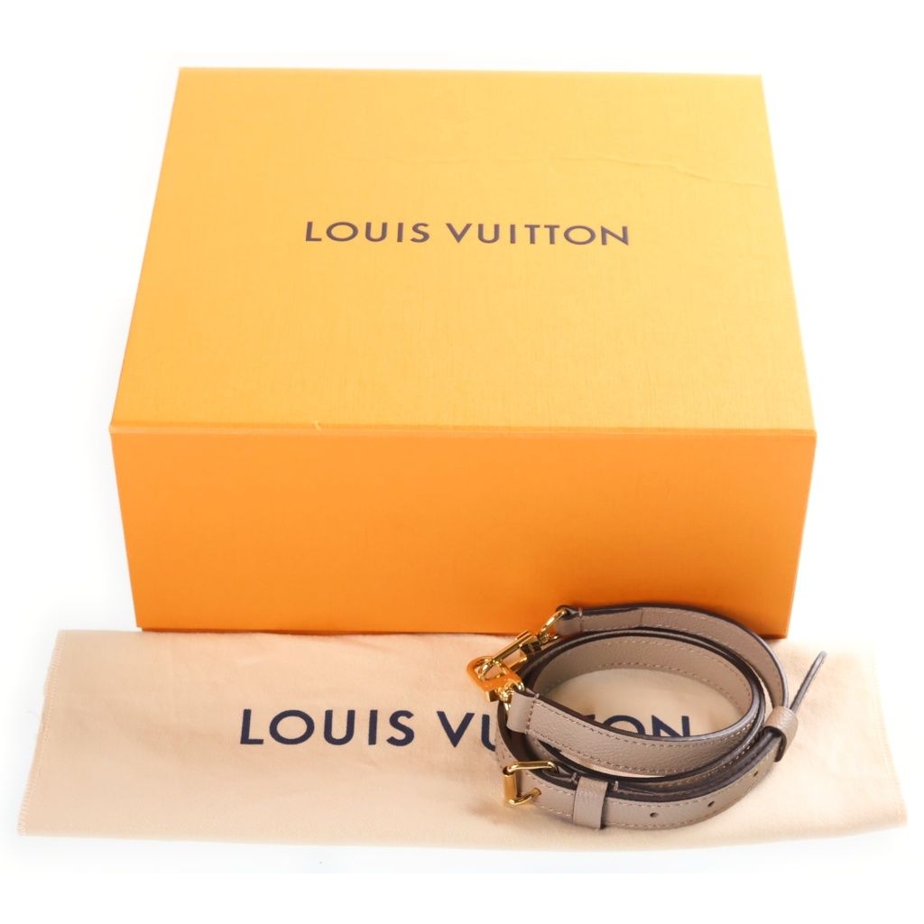 Louis Vuitton Monogram Giant Empreinte On The Go PM Tourterelle Cream 2-Way — view 8