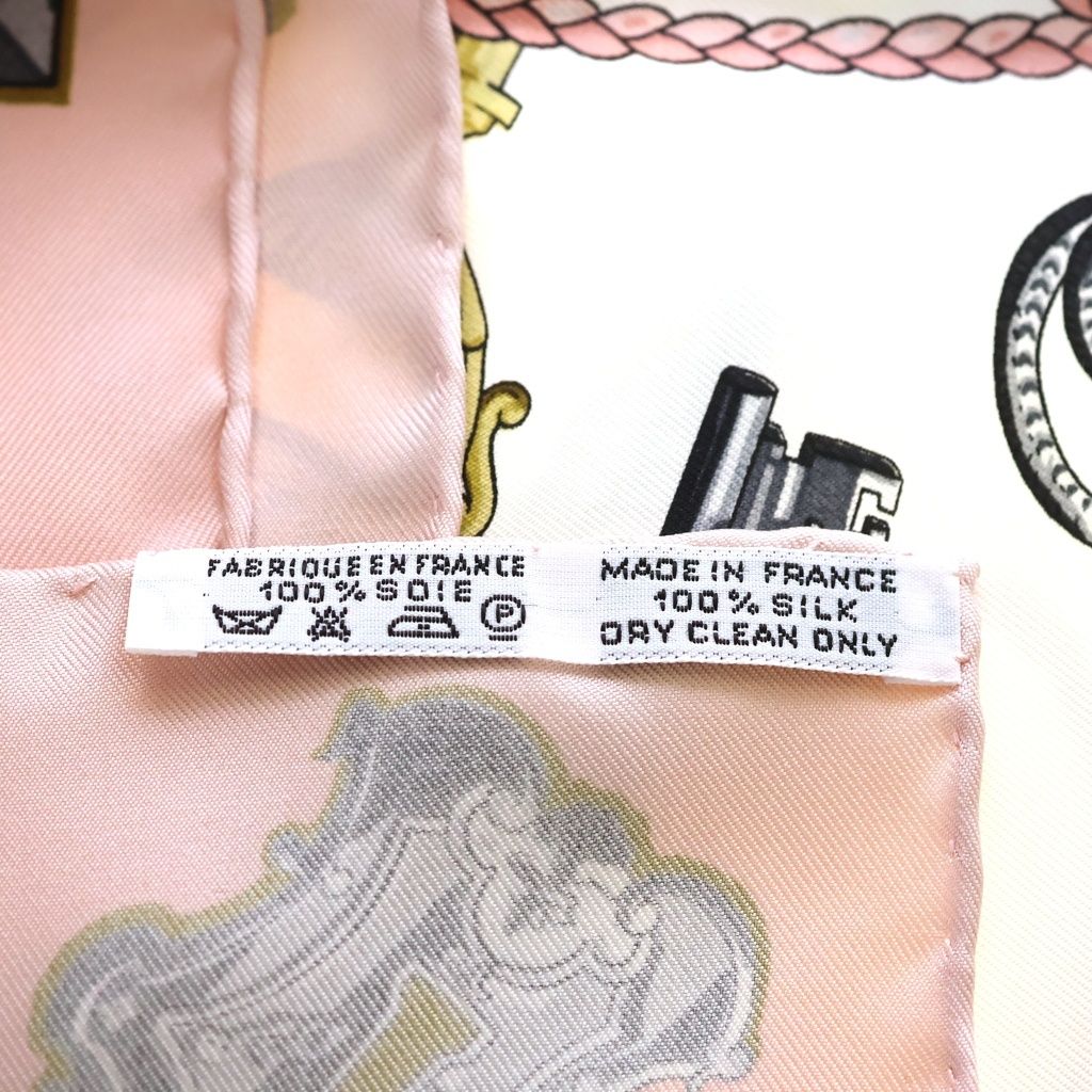 Hermes Carre 90 Silk Scarf Pink — view 6