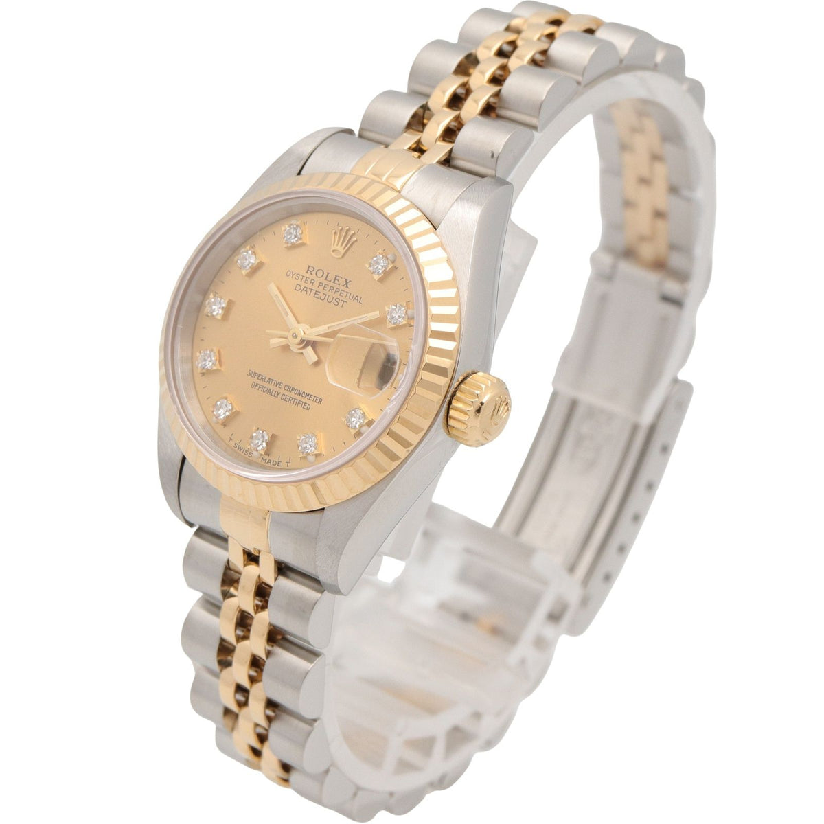 Rolex Watch Datejust Diamond 18k Stainless Steel — view 2