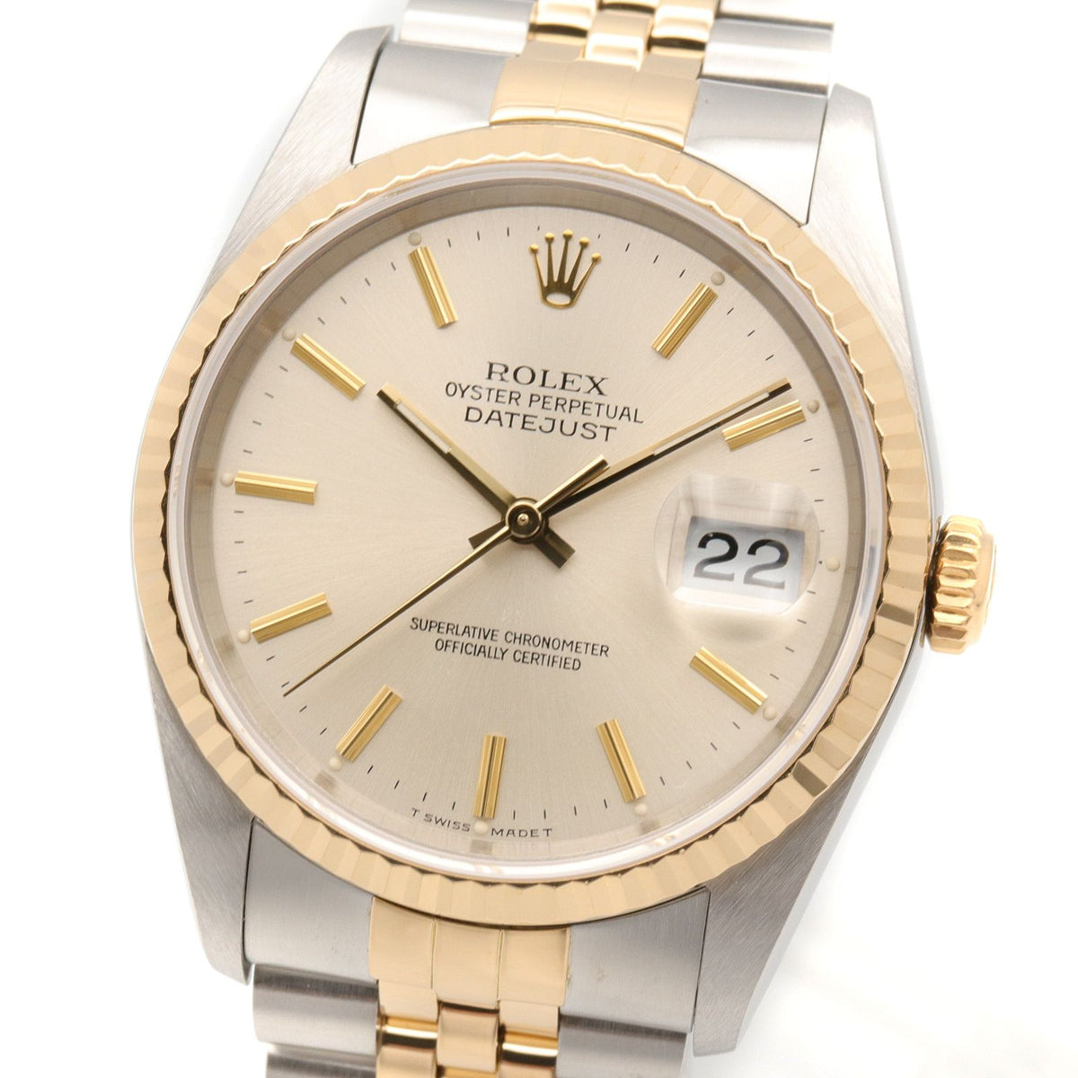 Rolex Watch Datejust Sil BA 18k Stainless Steel — view 3
