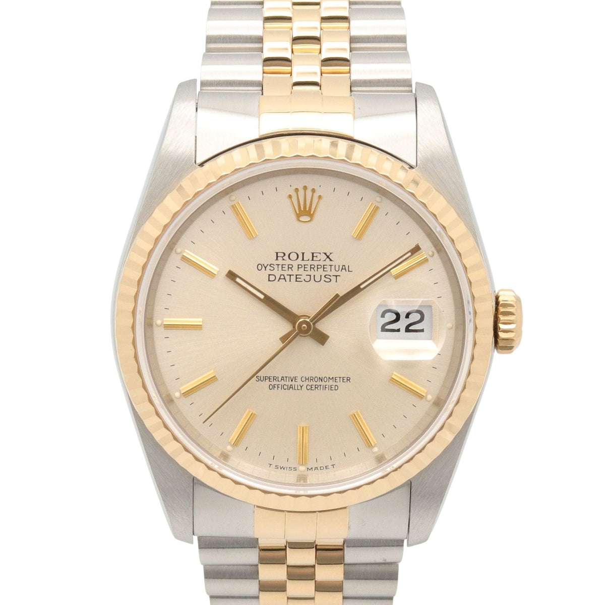 Rolex Watch Datejust Sil BA 18k Stainless Steel
