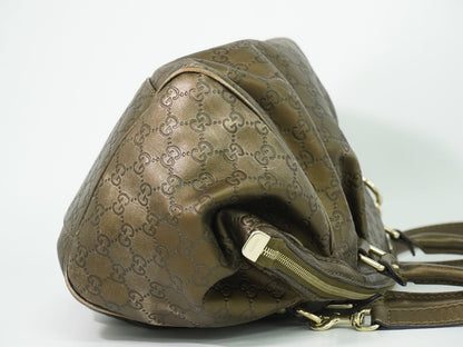 Gucci Sukey Guccissima Leather 2-Way Shoulder Bag Blanc — view 4