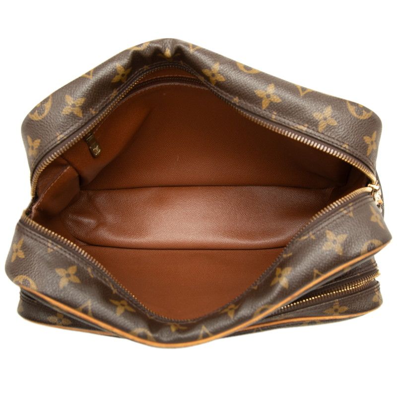 Louis Vuitton Monogram Nile Shoulder Bag Brown Leather — view 6