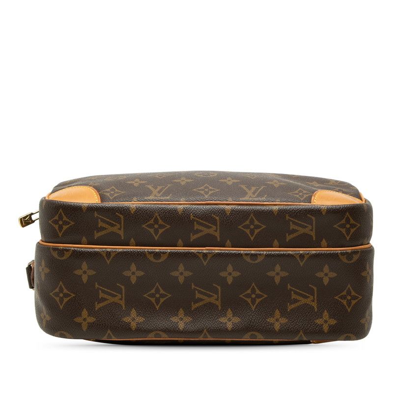 Louis Vuitton Monogram Nile Shoulder Bag Brown Leather — view 3