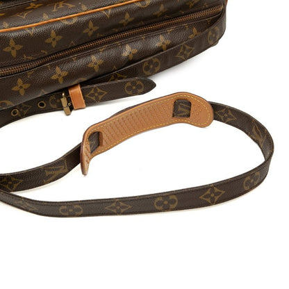 Louis Vuitton Monogram Nile Shoulder Bag Brown Leather — view 5