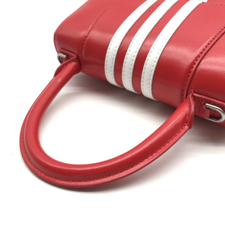 Balenciaga Adidas Collaboration 2-Way Bag Hourglass Small Red — view 6
