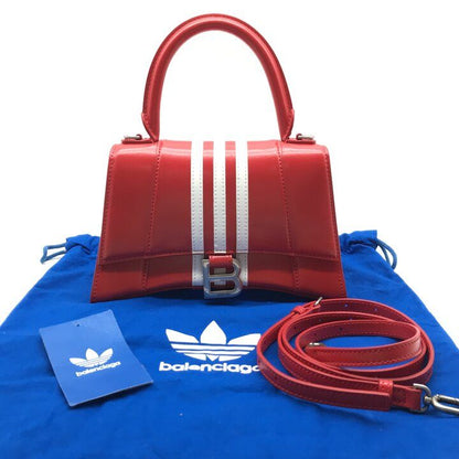 Balenciaga Adidas Collaboration 2-Way Bag Hourglass Small Red