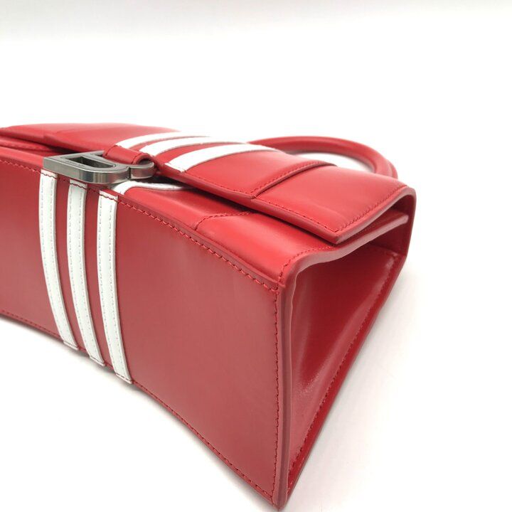 Balenciaga Adidas Collaboration 2-Way Bag Hourglass Small Red — view 5
