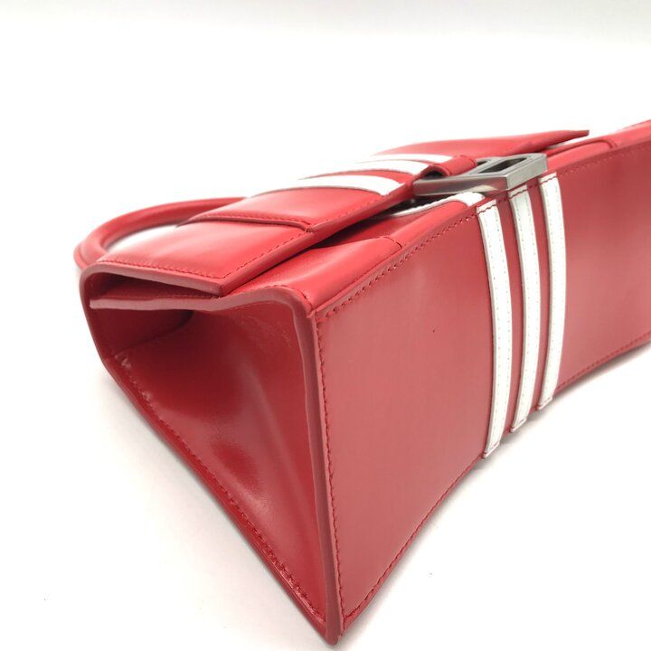 Balenciaga Adidas Collaboration 2-Way Bag Hourglass Small Red — view 4