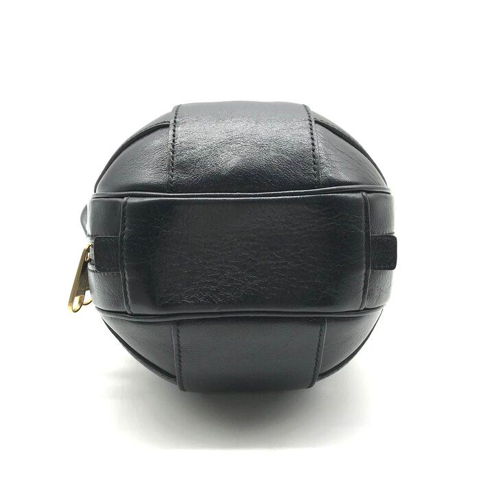 Gucci Basketball Shape Mini 2-Way Bag Leather Black Bag — view 4