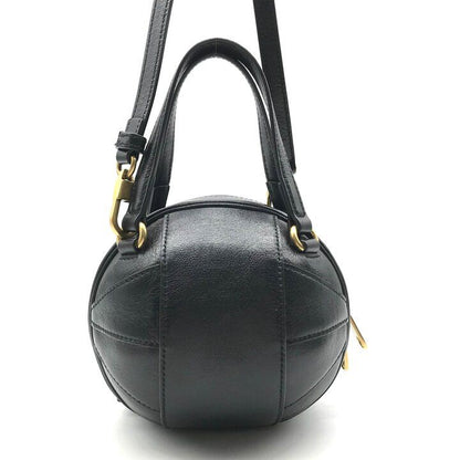 Gucci Basketball Shape Mini 2-Way Bag Leather Black Bag — view 3