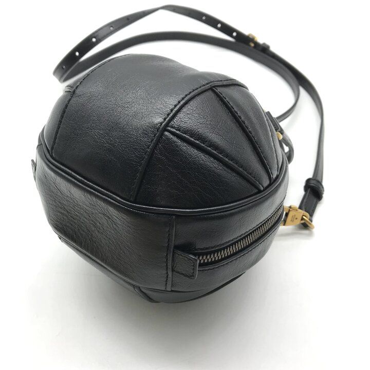 Gucci Basketball Shape Mini 2-Way Bag Leather Black Bag — view 6
