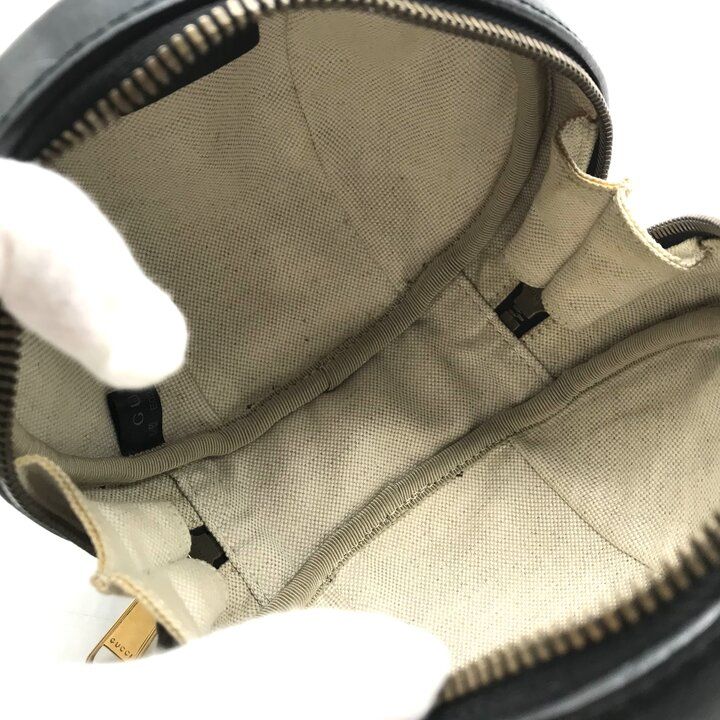 Gucci Basketball Shape Mini 2-Way Bag Leather Black Bag — view 8