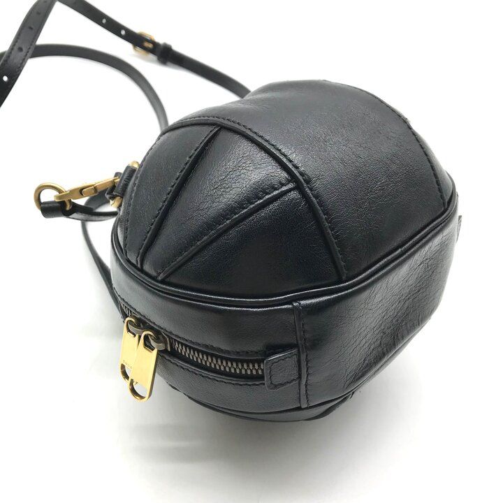 Gucci Basketball Shape Mini 2-Way Bag Leather Black Bag — view 5