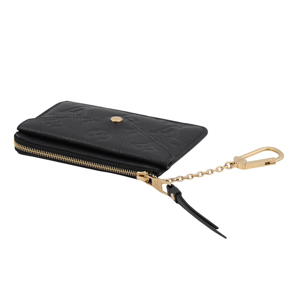 Louis Vuitton Coin Purse Monogram Empreinte Porte Cartes Recto Verso Black Card — view 2