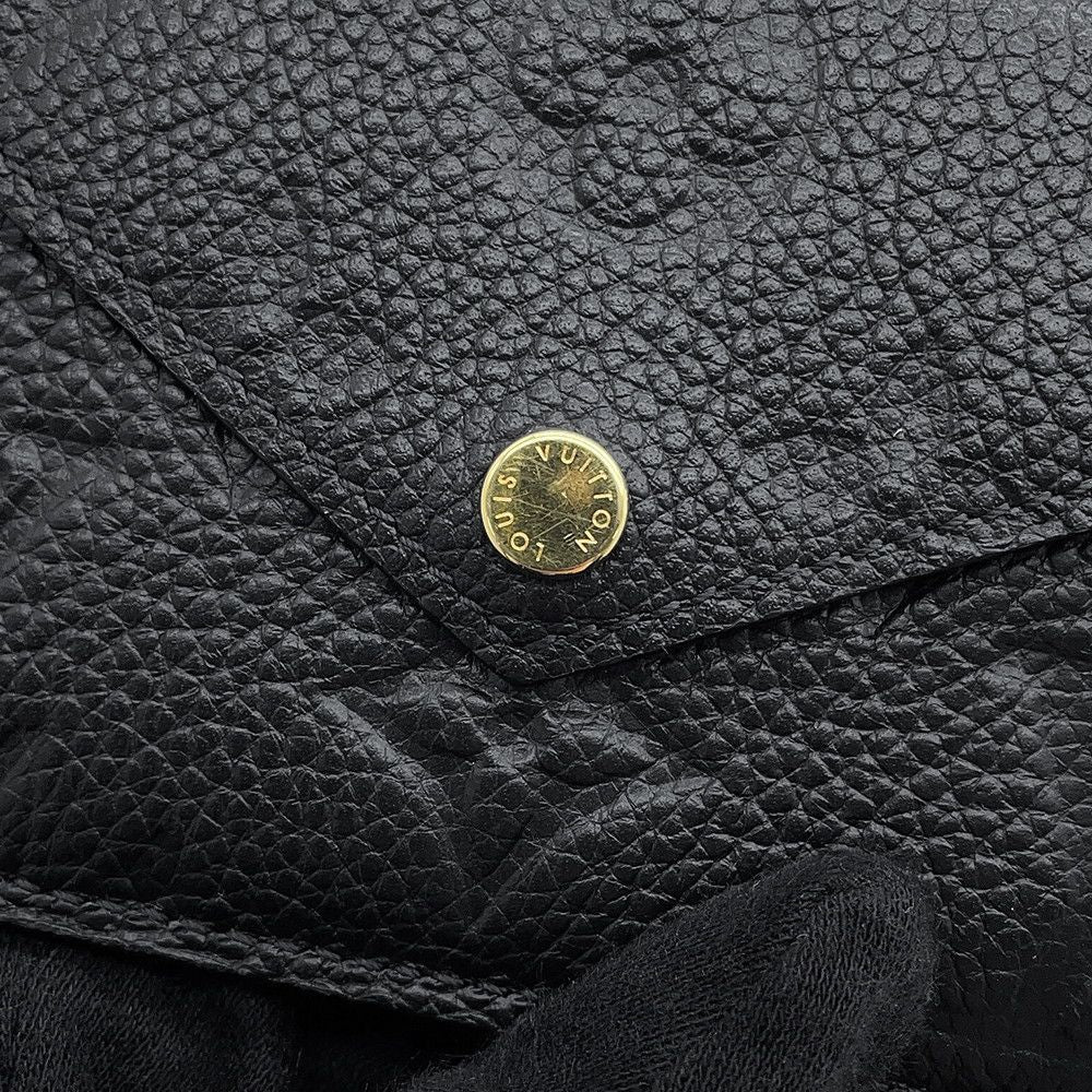 Louis Vuitton Coin Purse Monogram Empreinte Porte Cartes Recto Verso Black Card — view 7
