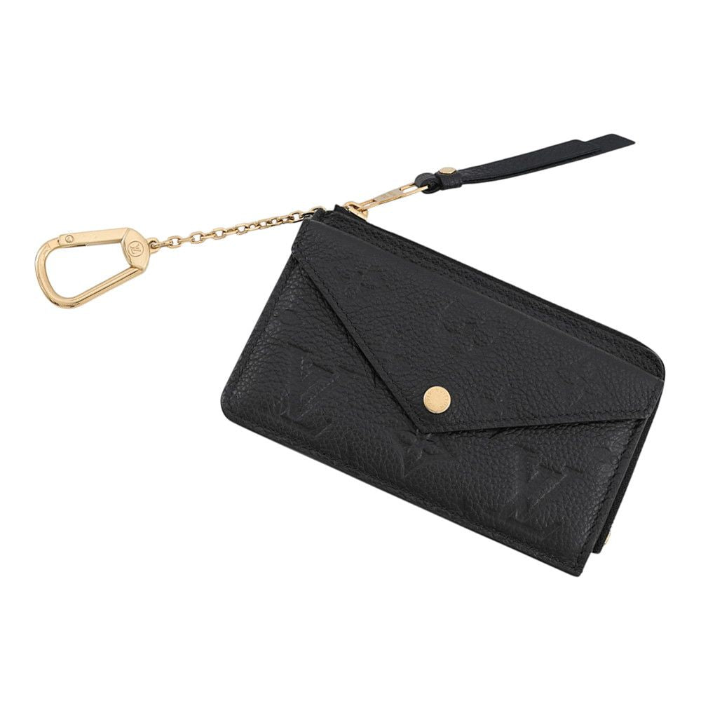 Louis Vuitton Coin Purse Monogram Empreinte Porte Cartes Recto Verso Black Card