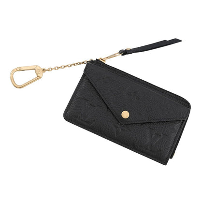Louis Vuitton Coin Purse Monogram Empreinte Porte Cartes Recto Verso Black Card