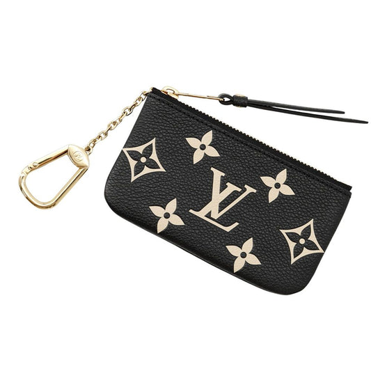 Louis Vuitton Coin Purse Monogram Empreinte Pochette Cles Black