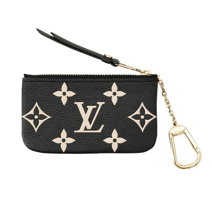 Louis Vuitton Coin Purse Monogram Empreinte Pochette Cles Black — view 3