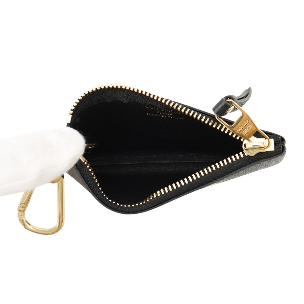 Louis Vuitton Coin Purse Monogram Empreinte Pochette Cles Black — view 4