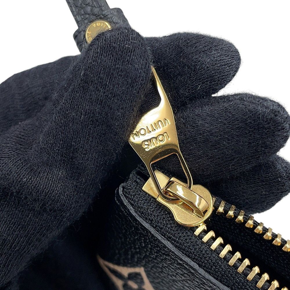 Louis Vuitton Coin Purse Monogram Empreinte Pochette Cles Black — view 5
