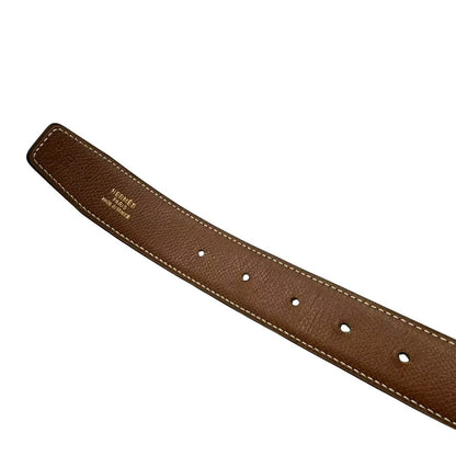 Hermes Belt Leather Reversible H Logo Black — view 5