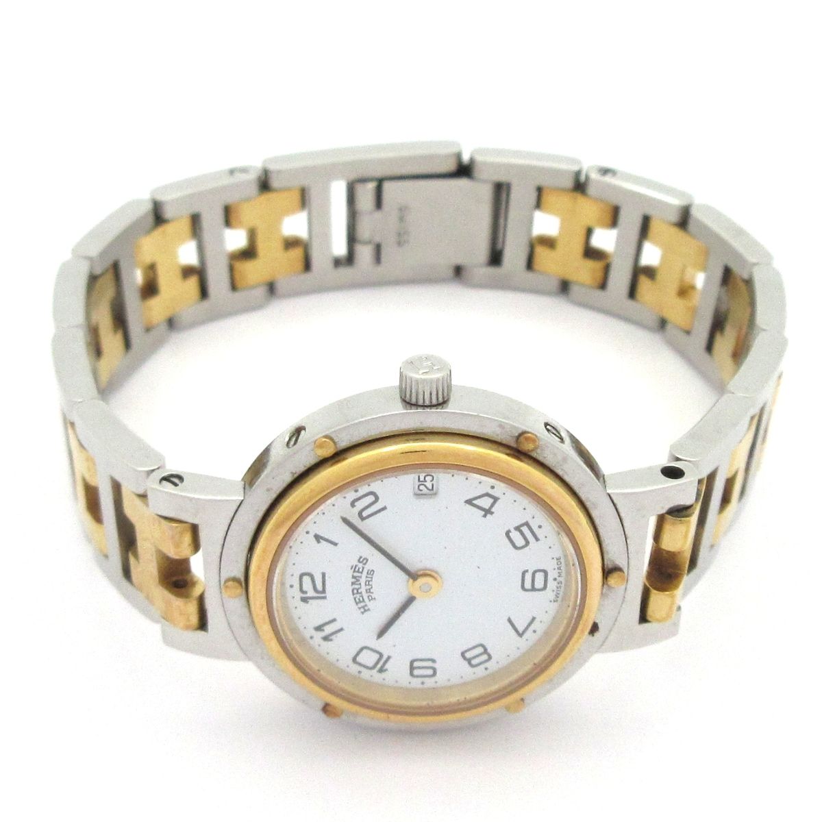 Hermes Watch Clipper White — view 2