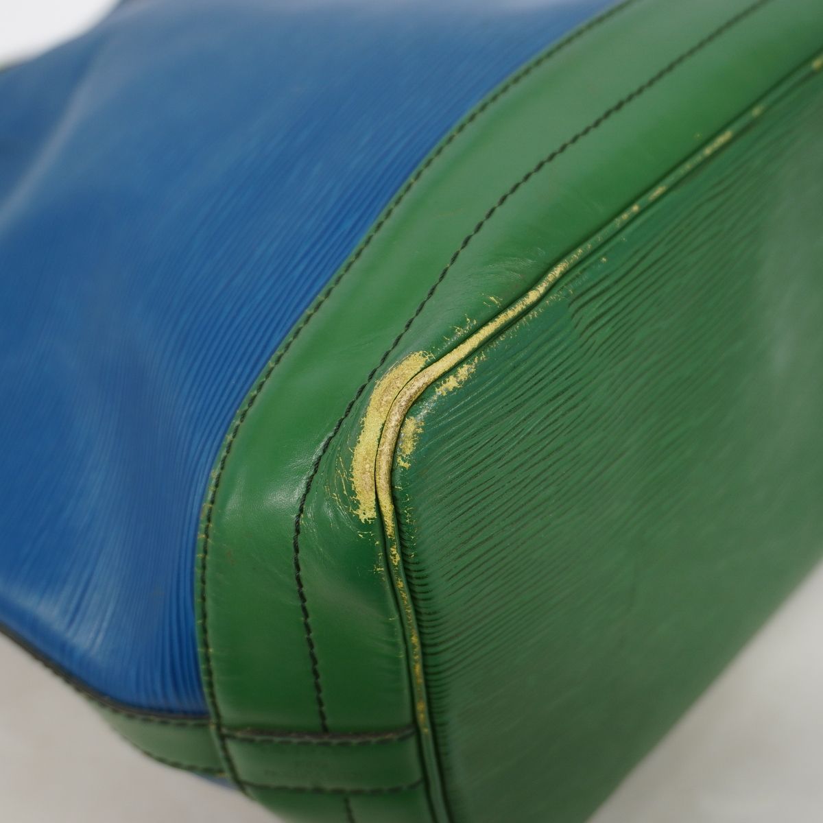 Louis Vuitton Shoulder Bag Epi Noe Toledo Blue Borneo Green — view 7