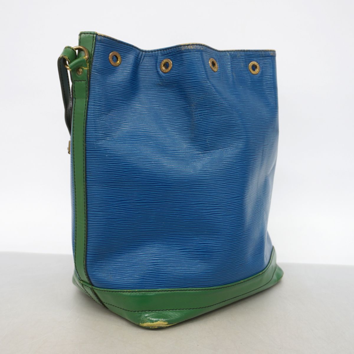 Louis Vuitton Shoulder Bag Epi Noe Toledo Blue Borneo Green — view 2