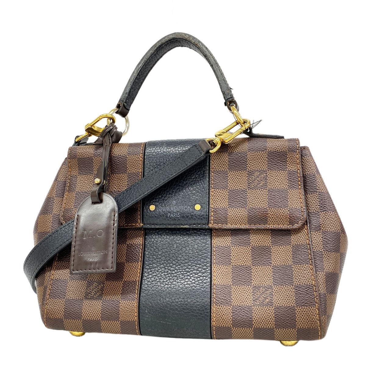 Louis Vuitton Handbag Damier Bond Street BB Ebene Noir 2-Way Bag