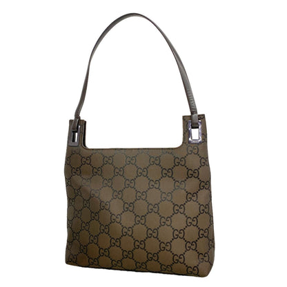 Gucci Shoulder Bag GG Nylon Brown