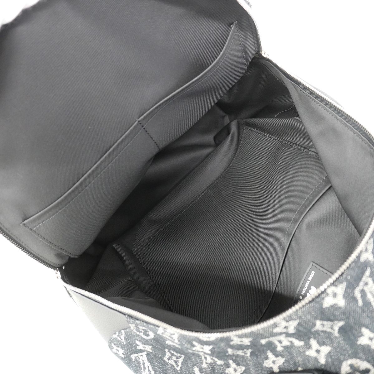 Louis Vuitton Backpack Monogram Denim Multi Pocket Black NIGO Collaboration — view 4