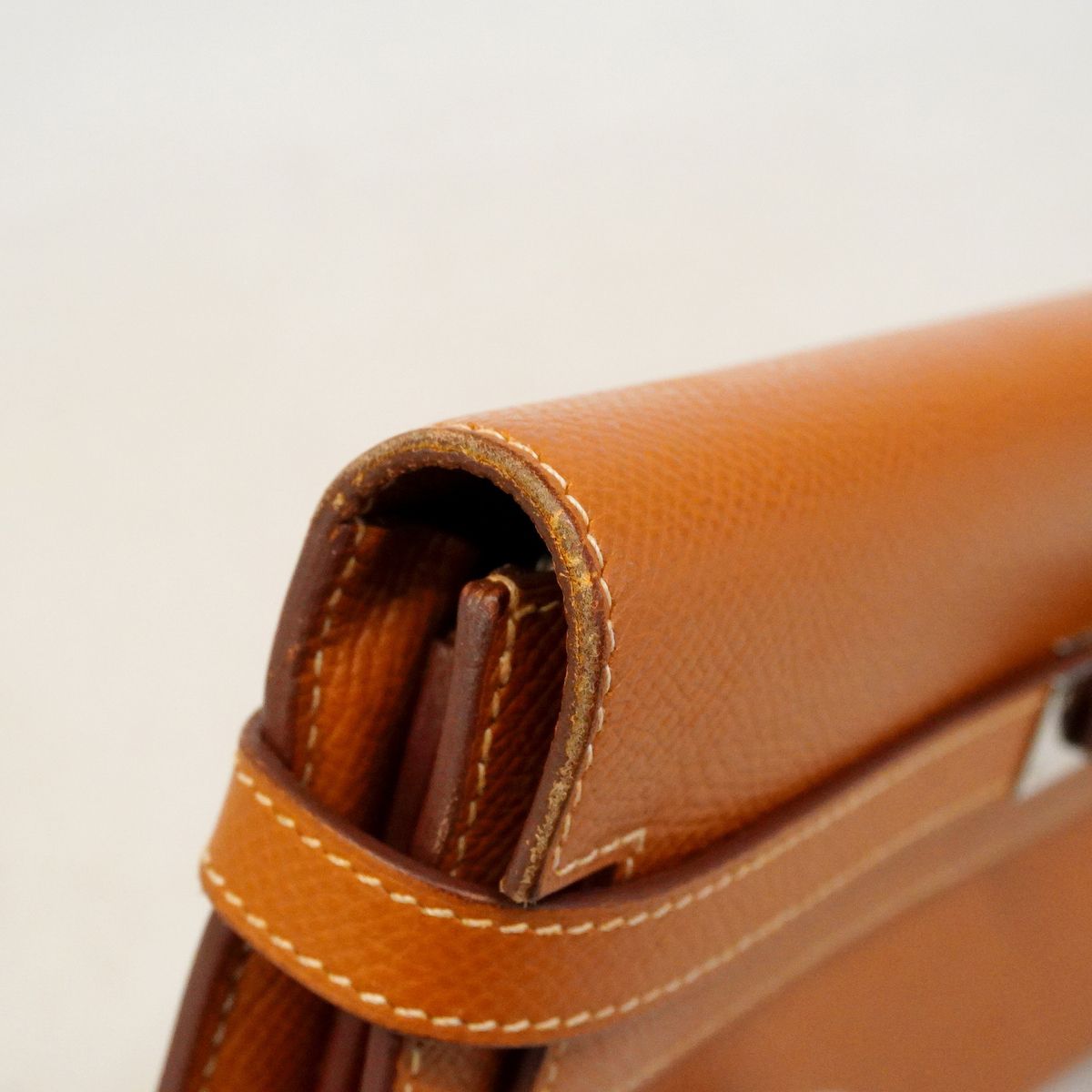 Hermes Wallet Kelly Long Veau Epsom Gold Silver — view 6