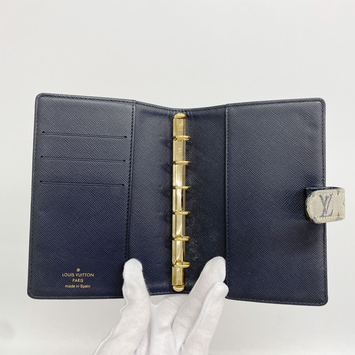 Louis Vuitton Agenda Cover Monogram Mini PM Blue — view 3
