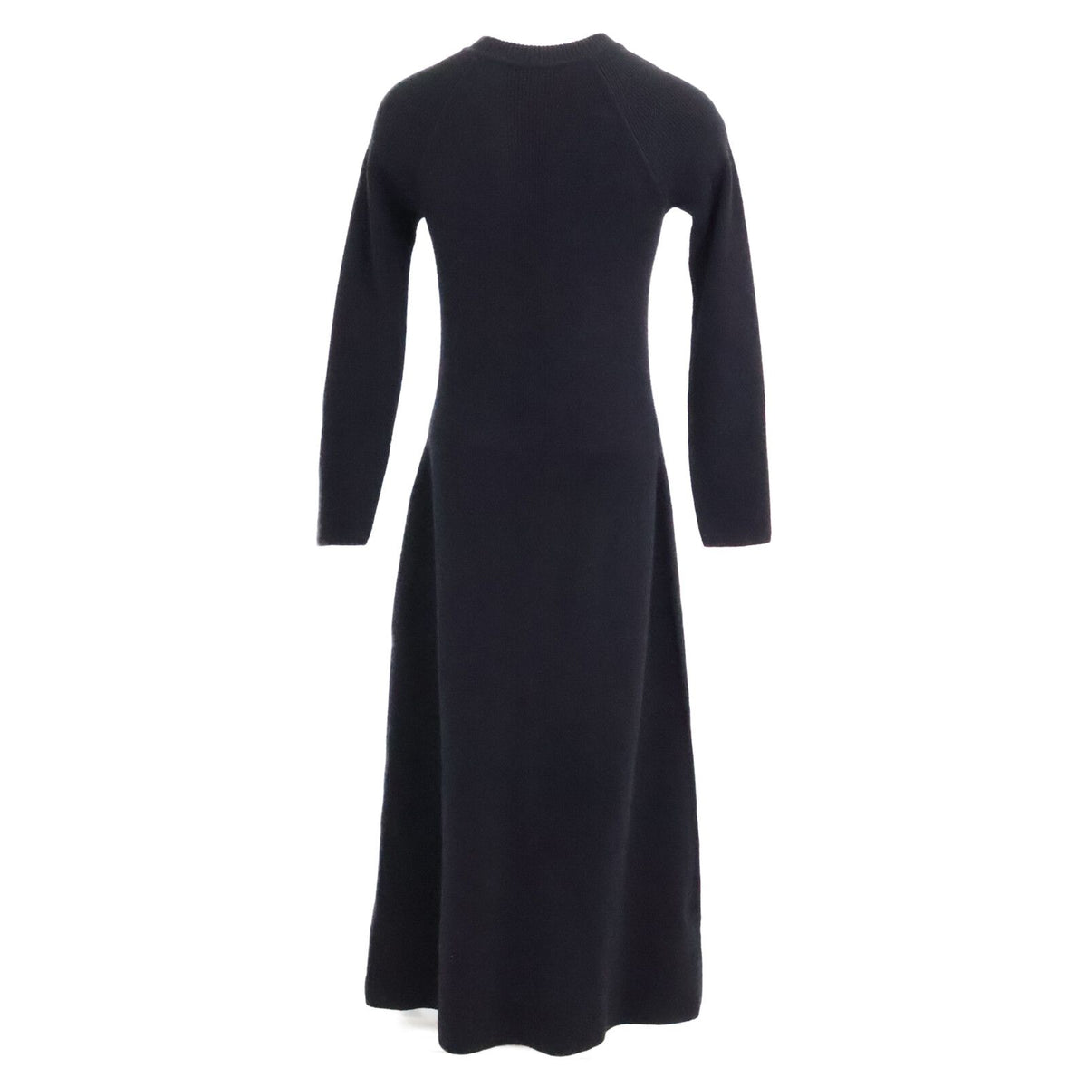 Hermes Cashmere 100 Sellier Charm Long Sleeve Knit Dress 34 — view 3