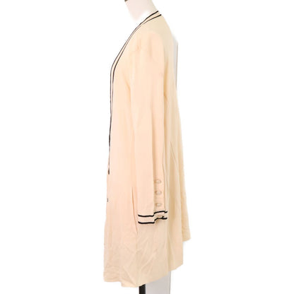 Chanel CC Logo Button Long Cardigan 44 — view 3