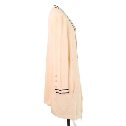Chanel CC Logo Button Long Cardigan 44 — view 4