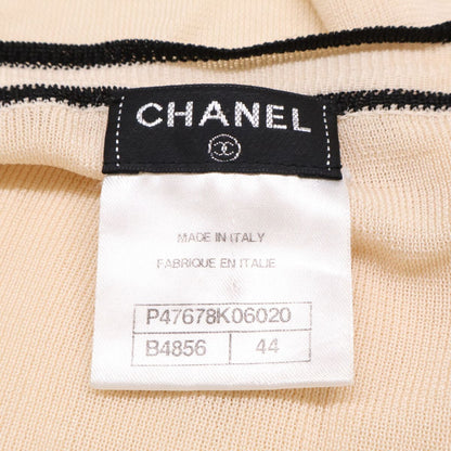 Chanel CC Logo Button Long Cardigan 44 — view 6