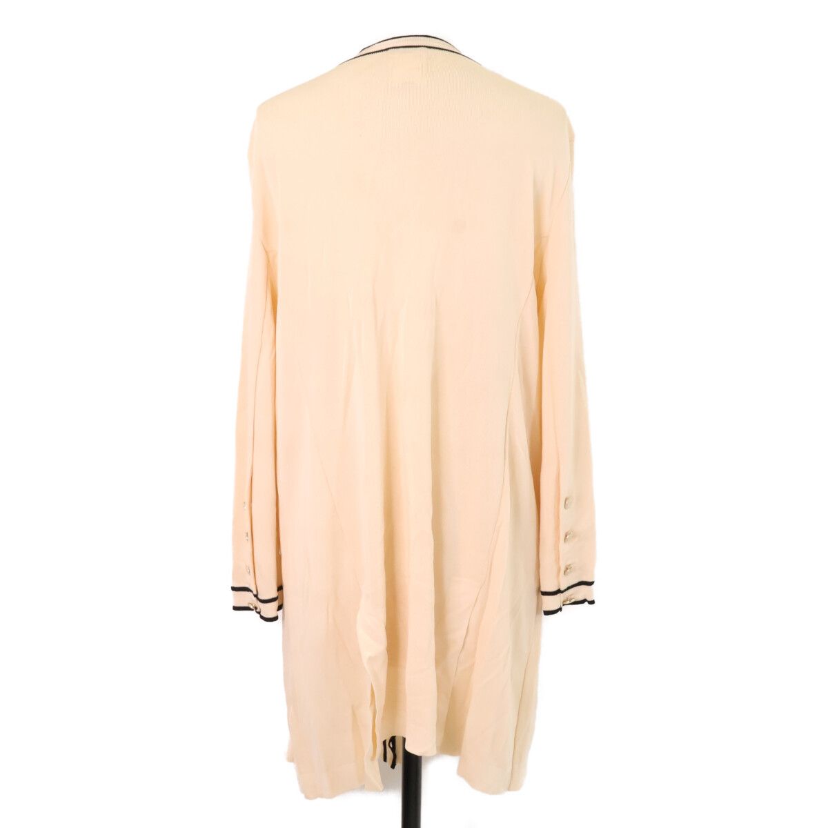 Chanel CC Logo Button Long Cardigan 44 — view 2